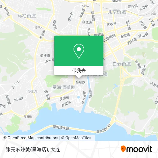 张亮麻辣烫(星海店)地图