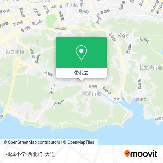 桃源小学-西北门地图