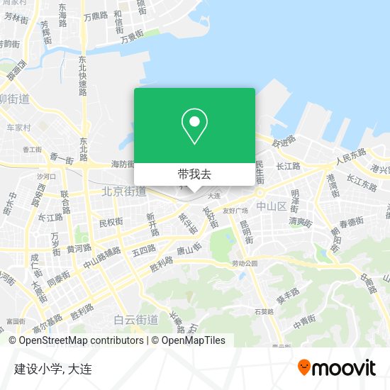 建设小学地图