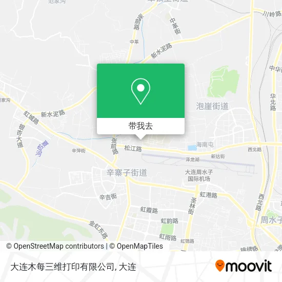 大连木每三维打印有限公司地图