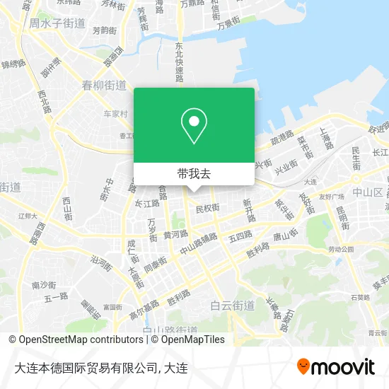 大连本德国际贸易有限公司地图