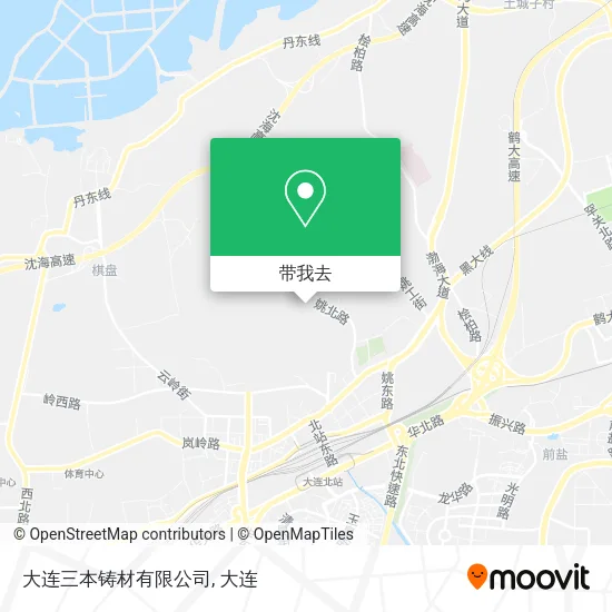 大连三本铸材有限公司地图