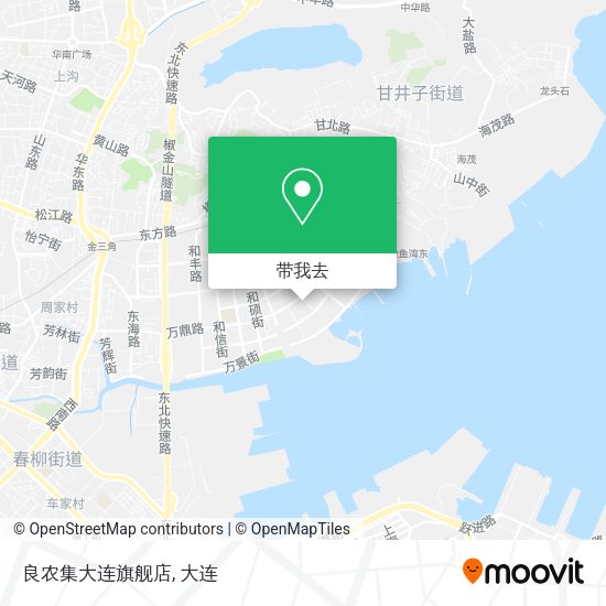 良农集大连旗舰店地图