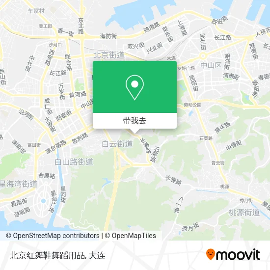 北京红舞鞋舞蹈用品地图
