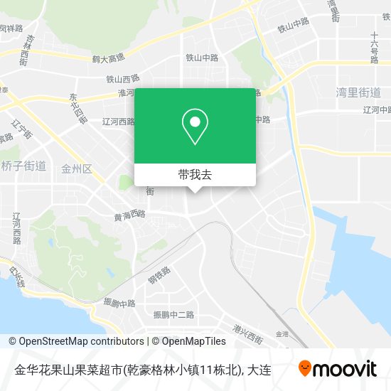 金华花果山果菜超市(乾豪格林小镇11栋北)地图