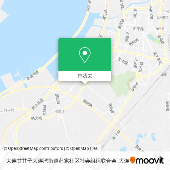 大连甘井子大连湾街道苏家社区社会组织联合会地图
