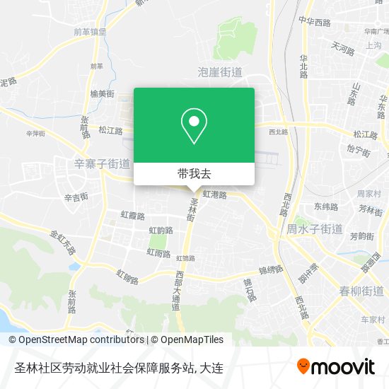 圣林社区劳动就业社会保障服务站地图