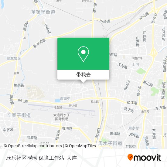欣乐社区-劳动保障工作站地图