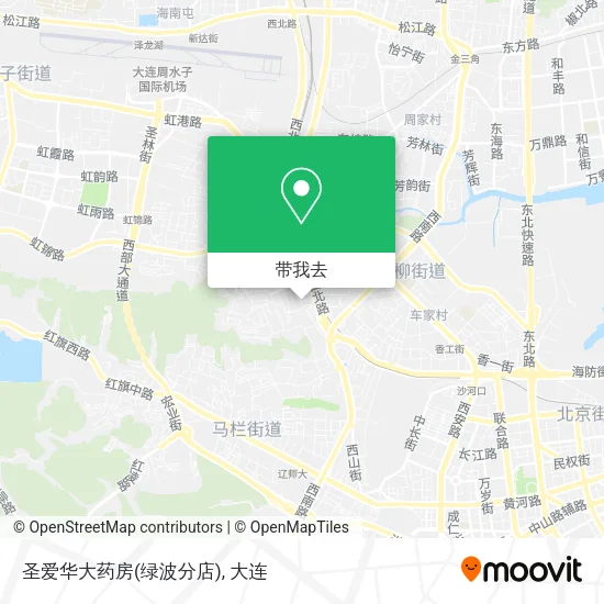 圣爱华大药房(绿波分店)地图