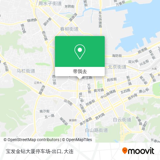 宝发金钻大厦停车场-出口地图