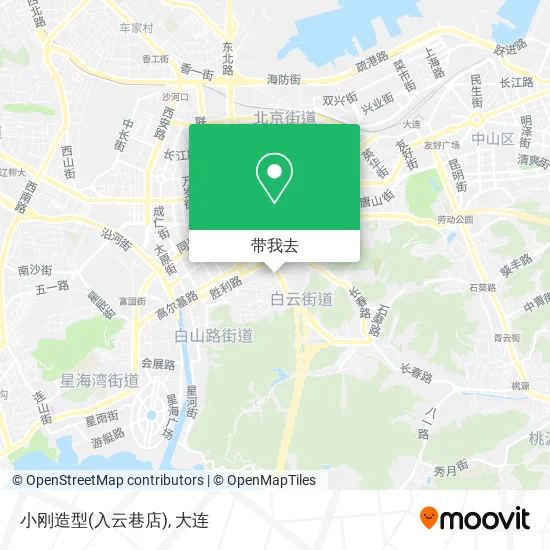 小刚造型(入云巷店)地图