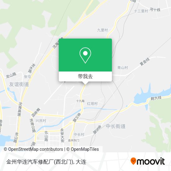 金州华连汽车修配厂(西北门)地图