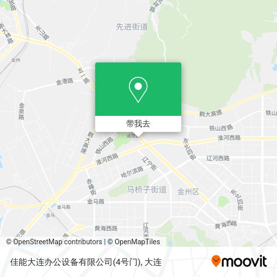 佳能大连办公设备有限公司(4号门)地图