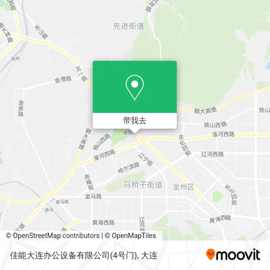 佳能大连办公设备有限公司(4号门)地图
