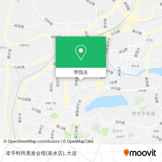 牵手时尚美发会馆(泉水店)地图