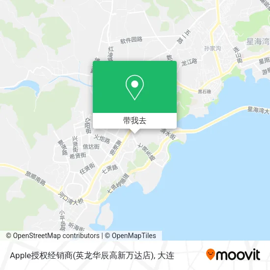 Apple授权经销商(英龙华辰高新万达店)地图