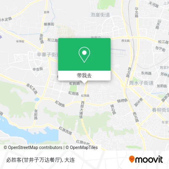 必胜客(甘井子万达餐厅)地图