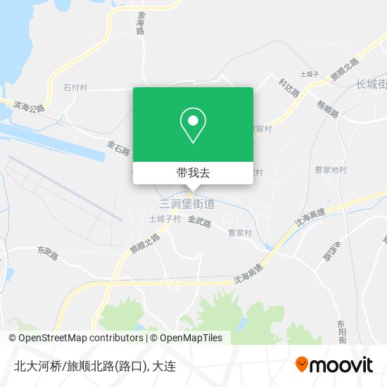 北大河桥/旅顺北路(路口)地图