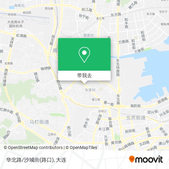 华北路/沙城街(路口)地图