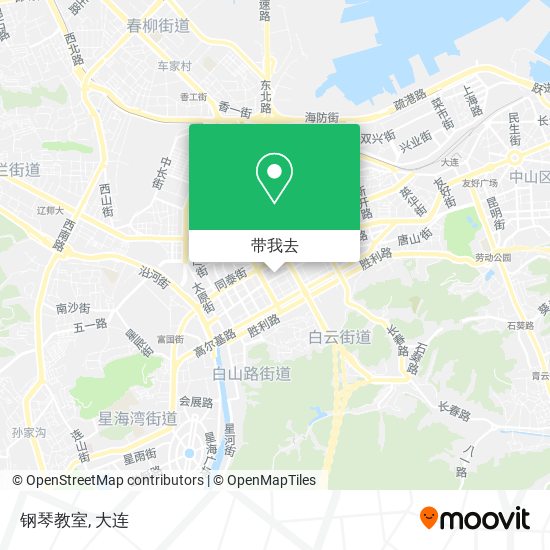 钢琴教室地图