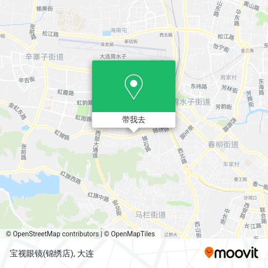 宝视眼镜(锦绣店)地图