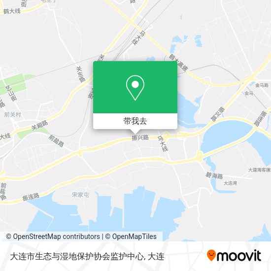 大连市生态与湿地保护协会监护中心地图