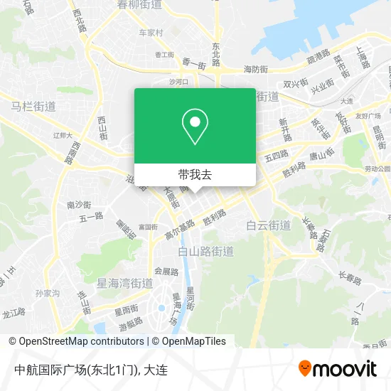 中航国际广场(东北1门)地图