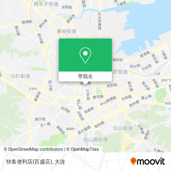 快客便利店(百盛店)地图