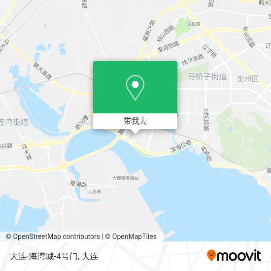 大连·海湾城-4号门地图