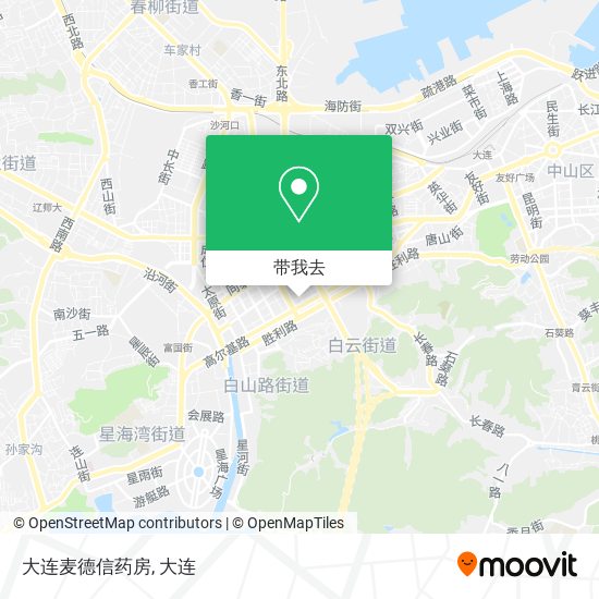 大连麦德信药房地图