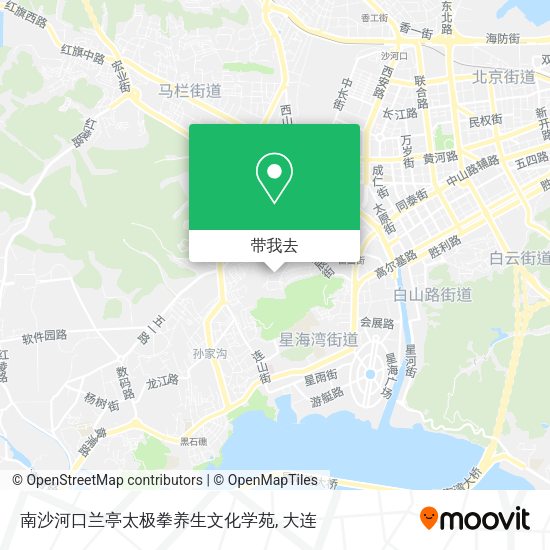 南沙河口兰亭太极拳养生文化学苑地图