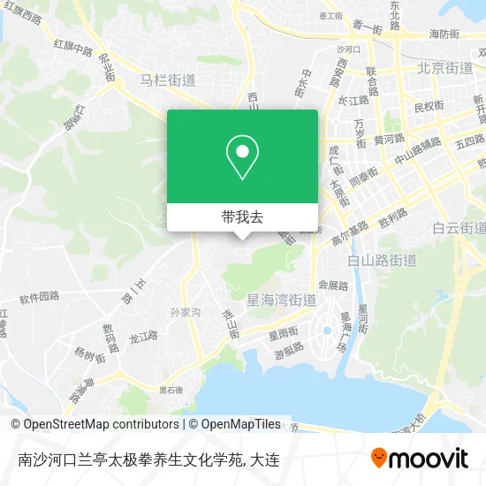 南沙河口兰亭太极拳养生文化学苑地图