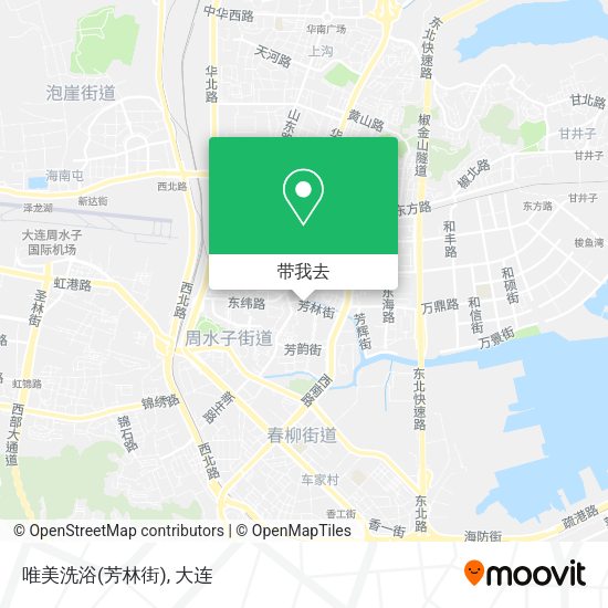 唯美洗浴(芳林街)地图