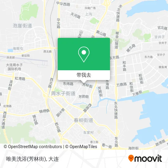 唯美洗浴(芳林街)地图