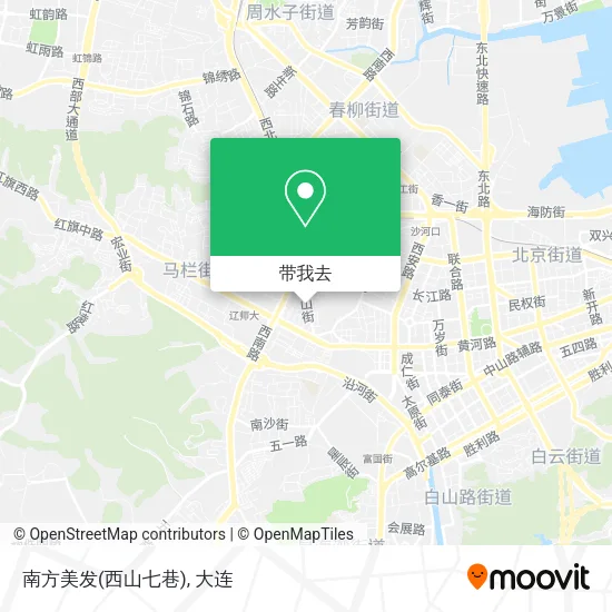 南方美发(西山七巷)地图