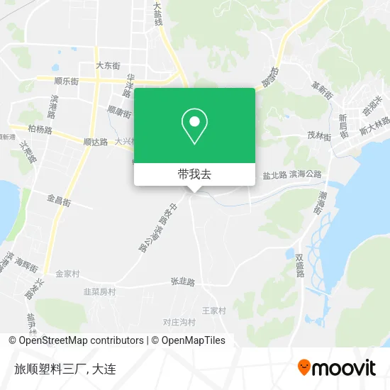旅顺塑料三厂地图