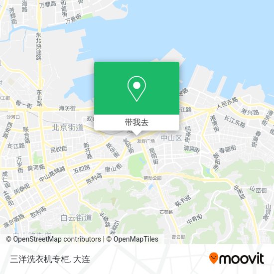 三洋洗衣机专柜地图