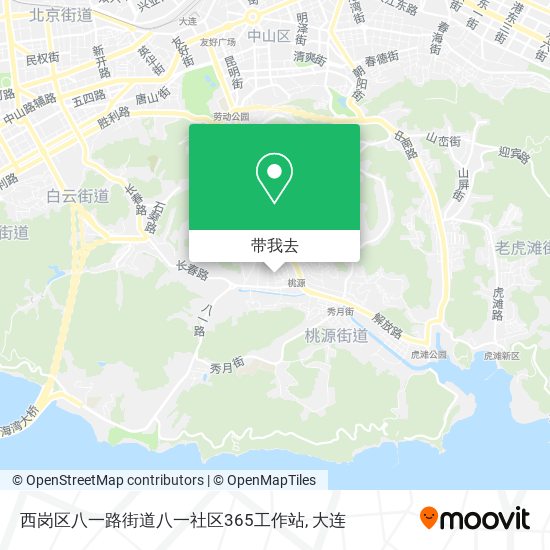 西岗区八一路街道八一社区365工作站地图