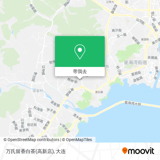 万氏留香白茶(高新店)地图