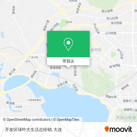 开发区绿叶大生活总经销地图