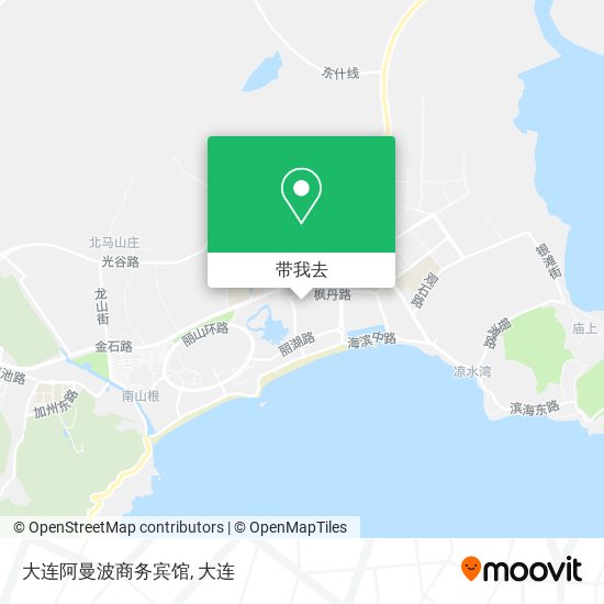 大连阿曼波商务宾馆地图