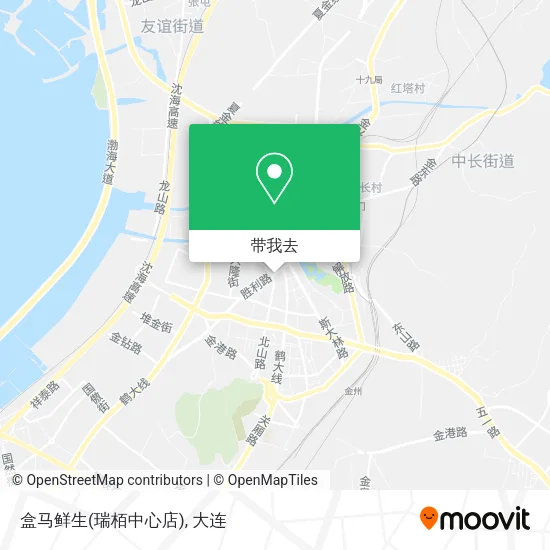 盒马鲜生(瑞栢中心店)地图
