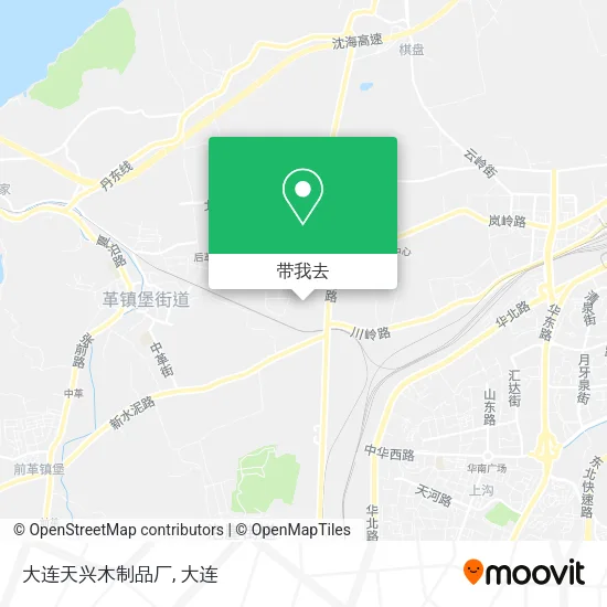 大连天兴木制品厂地图
