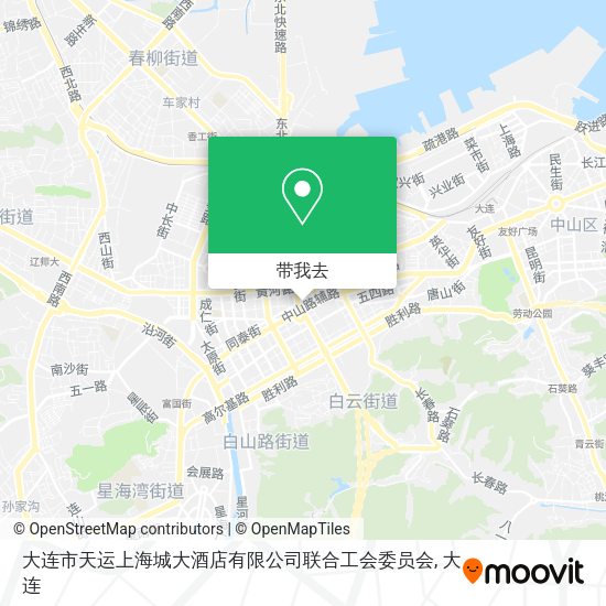 大连市天运上海城大酒店有限公司联合工会委员会地图