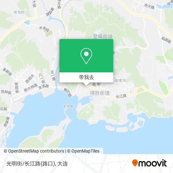光明街/长江路(路口)地图