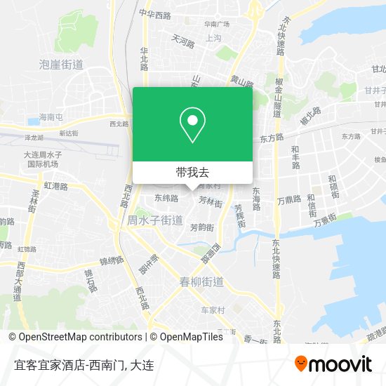 宜客宜家酒店-西南门地图
