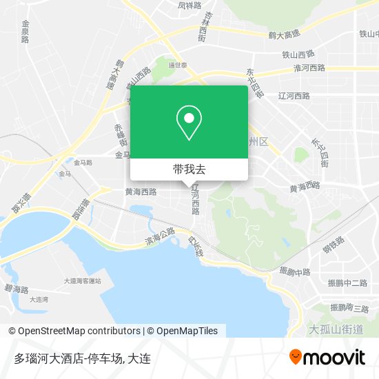 多瑙河大酒店-停车场地图