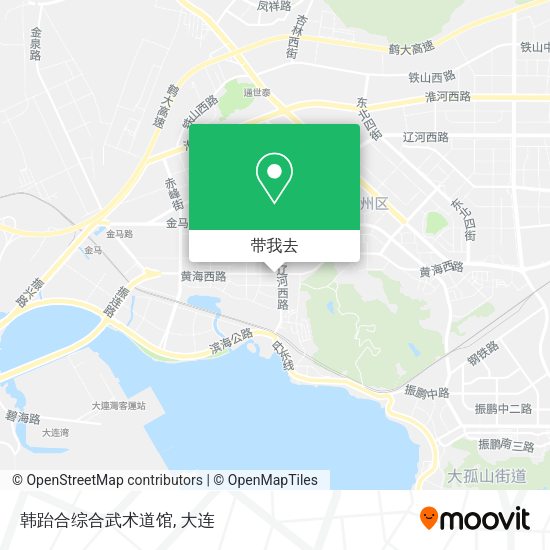 韩跆合综合武术道馆地图