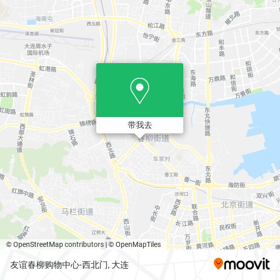 友谊春柳购物中心-西北门地图
