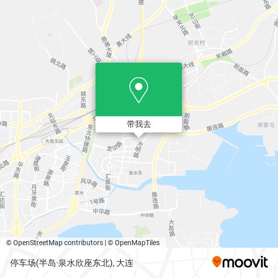 停车场(半岛·泉水欣座东北)地图